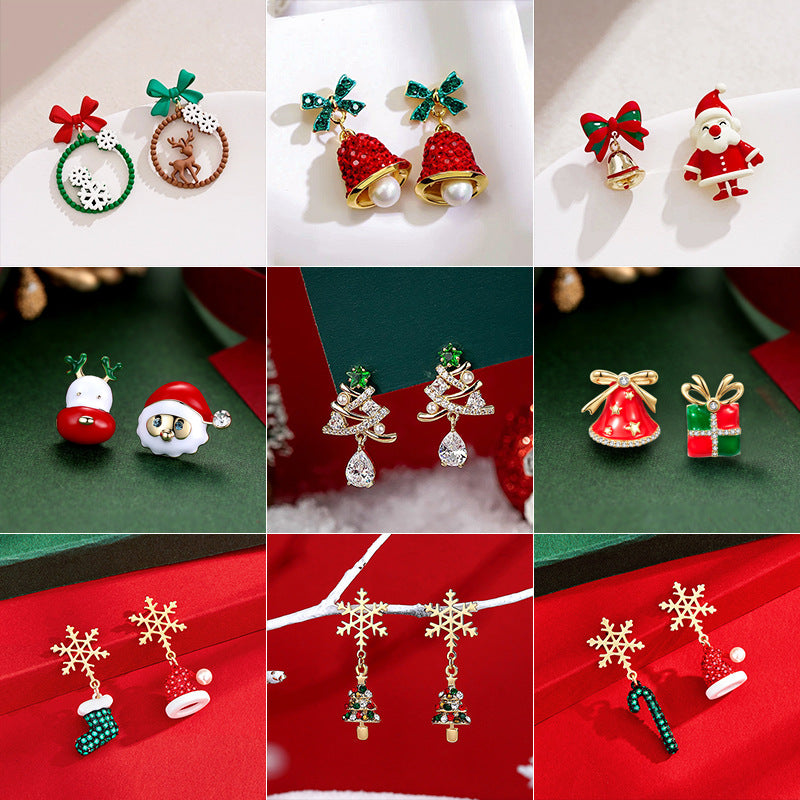 Christmas Earrings - Holiday Mix (5 Pairs)