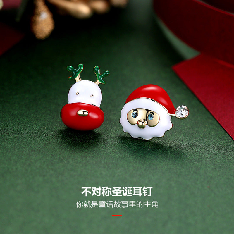 Christmas Earrings - Santa Collection (5 Pairs)