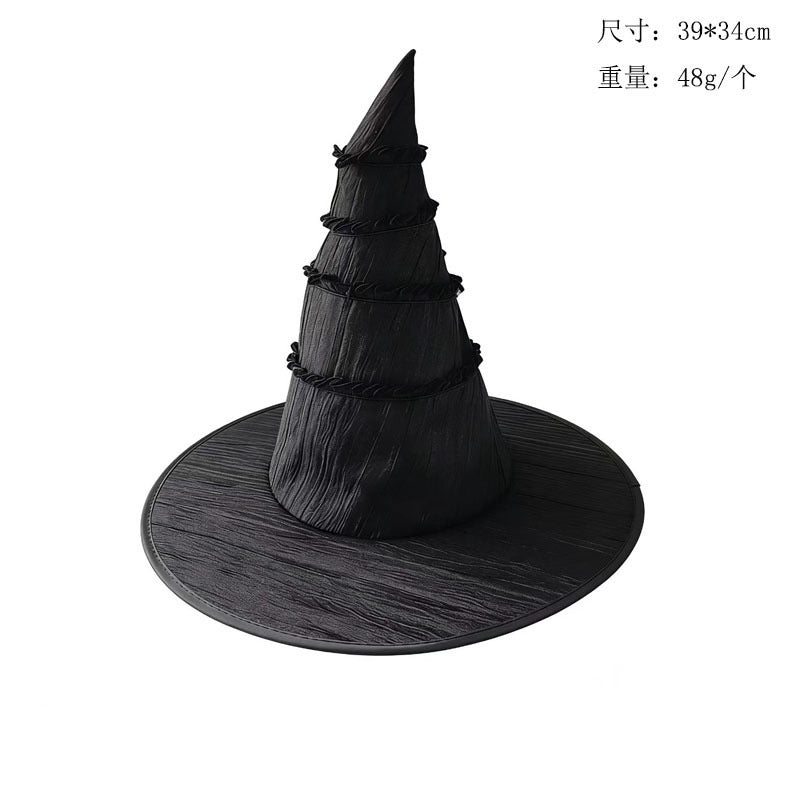 Witch Set - Lace Hook Hat - Black