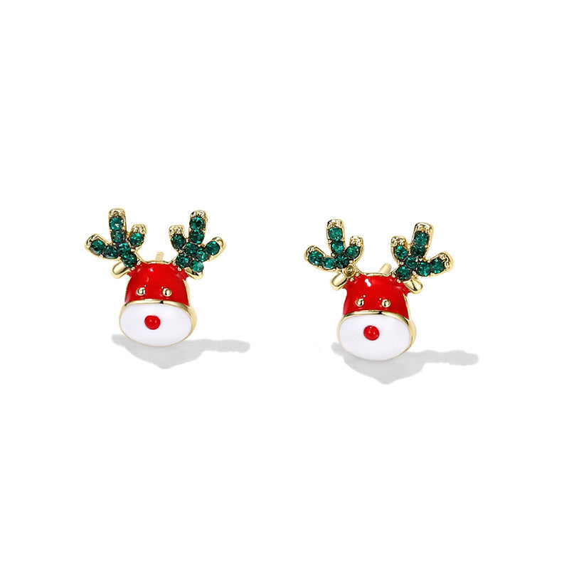 Christmas Earrings - Reindeer Collection (5 Pairs)