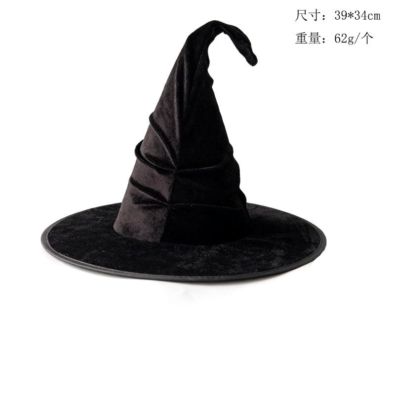 Witch Set - Lolita Hat - Black